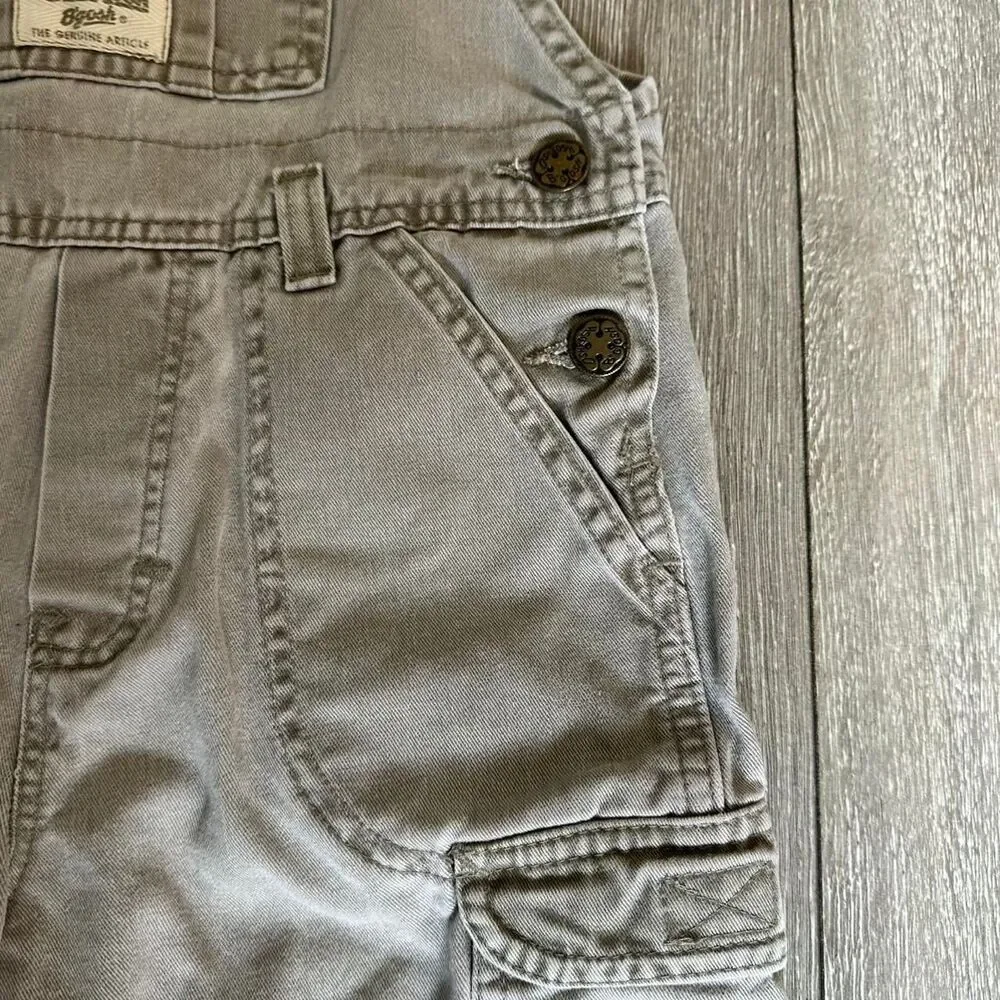 Oshkosh-b-gosh Grey and Khaki Dungarees-overalls